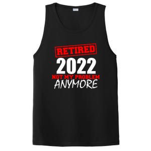 Custom Year Retired Not My Problem Anymore Personalize PosiCharge Competitor Tank