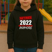 Custom Year Retired Not My Problem Anymore Personalize Kids Hoodie