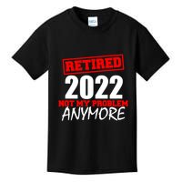 Custom Year Retired Not My Problem Anymore Personalize Kids T-Shirt