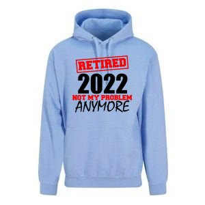 Custom Year Retired Not My Problem Anymore Personalize Unisex Surf Hoodie