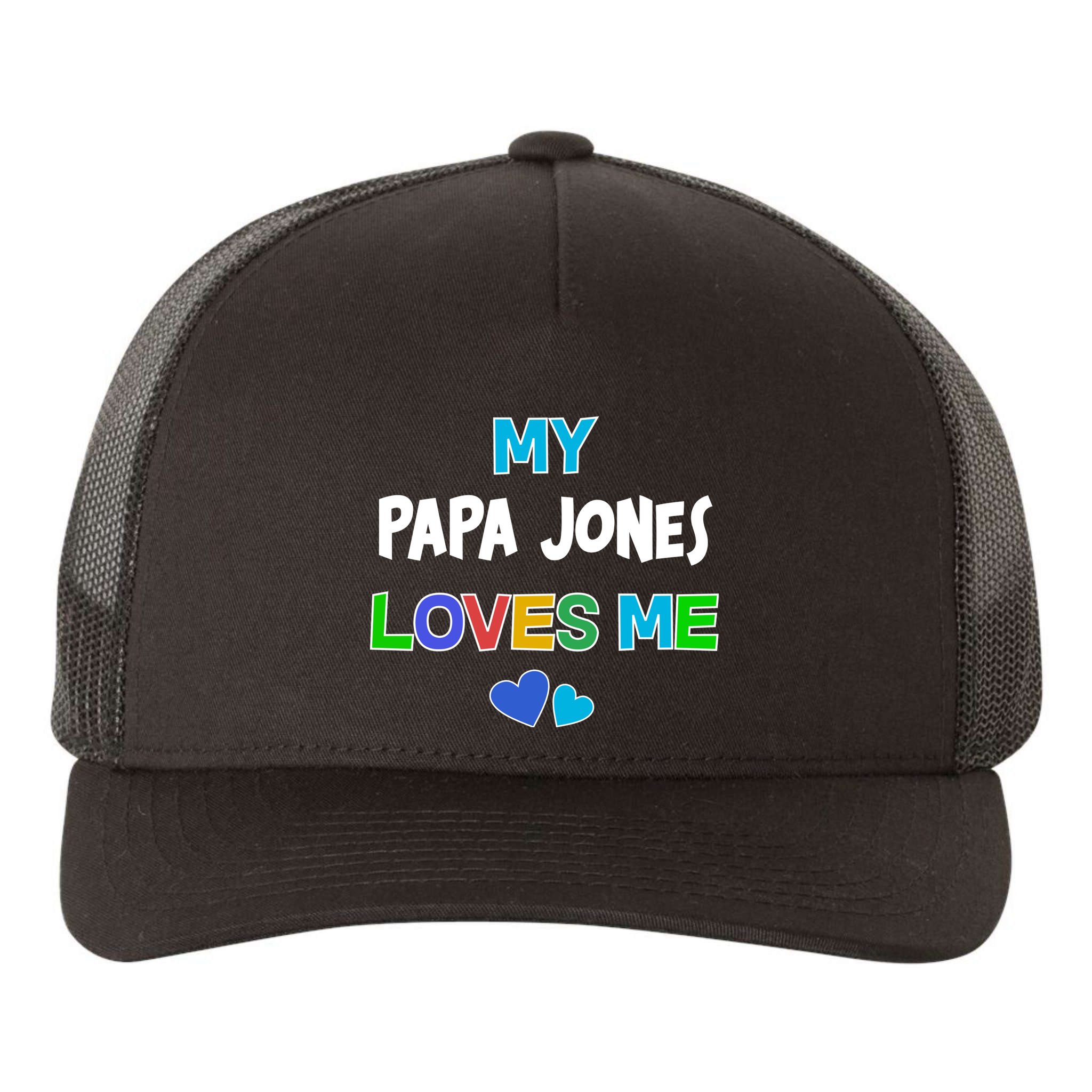 Custom You Are Loved Personalized Boy Design Yupoong Adult 5-Panel Trucker Hat