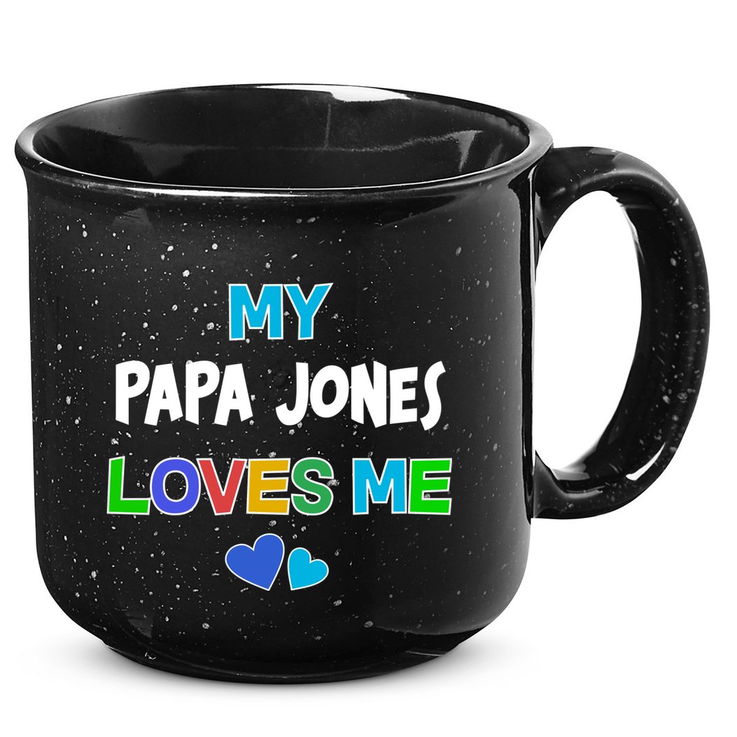 Custom You Are Loved Personalized Boy Design 15oz Campfire Ceramic Mug