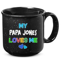Custom You Are Loved Personalized Boy Design 15oz Campfire Ceramic Mug