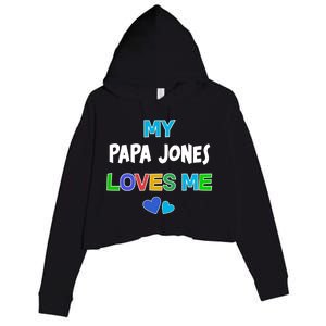 Custom You Are Loved Personalized Boy Design Crop Fleece Hoodie