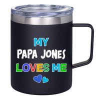Custom You Are Loved Personalized Boy Design 12oz Stainless Steel Coffee Mug