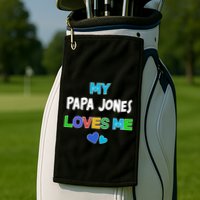 Custom You Are Loved Personalized Boy Design Golf Towel