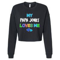 Custom You Are Loved Personalized Boy Design Cropped Pullover Crew