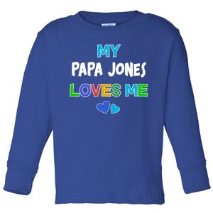 Custom You Are Loved Personalized Boy Design Toddler Long Sleeve Shirt