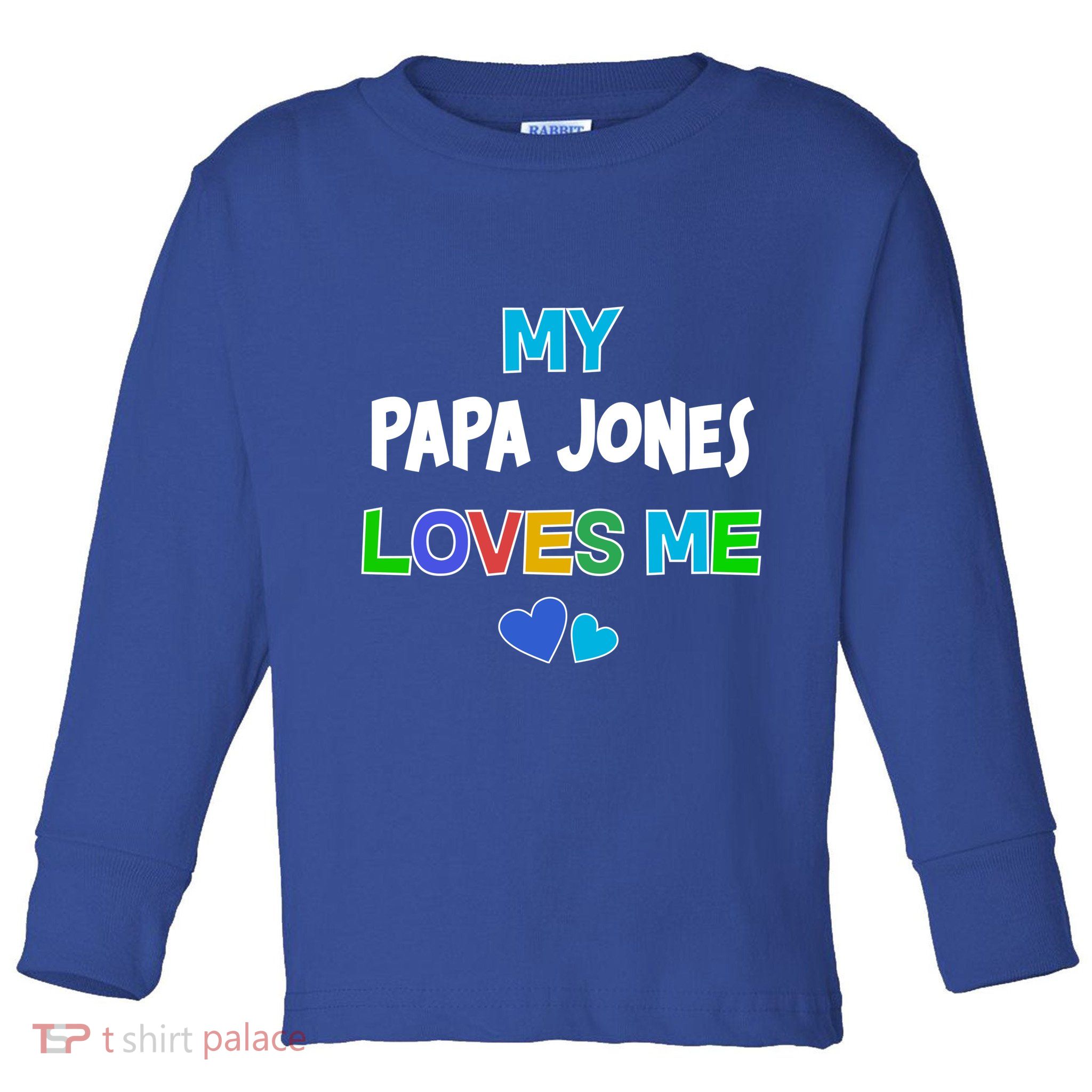 Custom You Are Loved Personalized Boy Design Toddler Long Sleeve Shirt