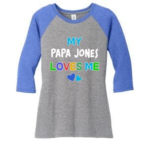 Custom You Are Loved Personalized Boy Design Women's Tri-Blend 3/4-Sleeve Raglan Shirt