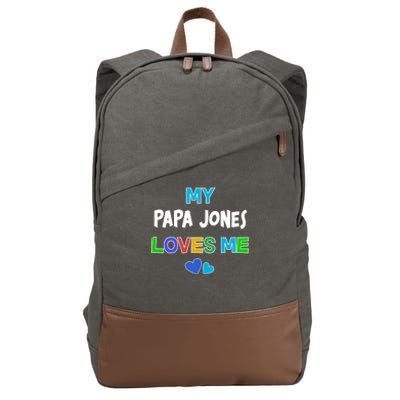 Custom You Are Loved Personalized Boy Design Cotton Canvas Backpack