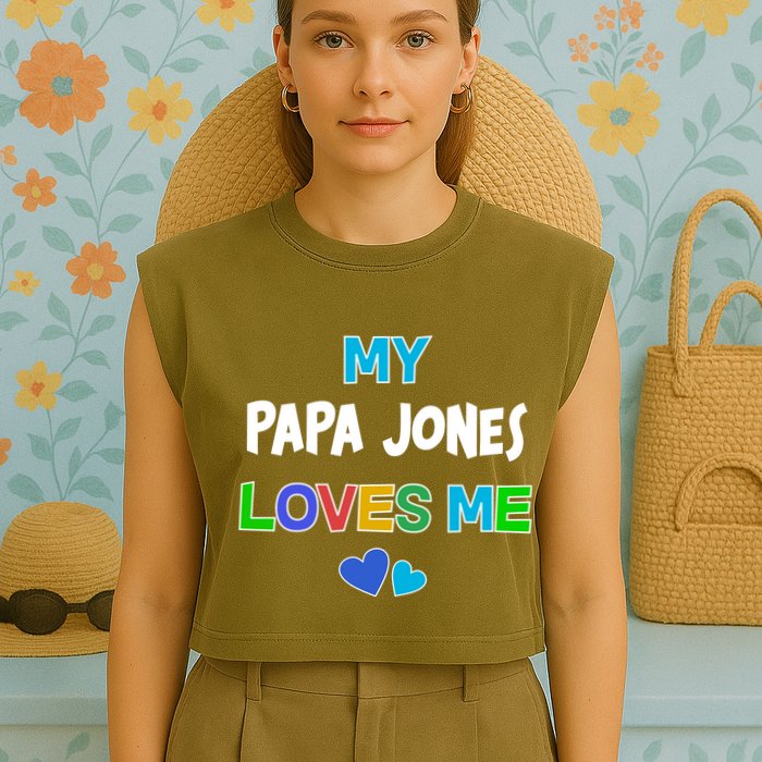 Custom You Are Loved Personalized Boy Design Garment-Dyed Women's Muscle Tee