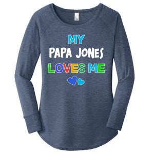 Custom You Are Loved Personalized Boy Design Women's Perfect Tri Tunic Long Sleeve Shirt