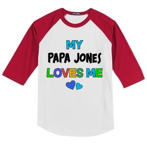 Custom You Are Loved Personalized Boy Design Kids Colorblock Raglan Jersey