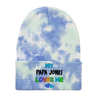 Custom You Are Loved Personalized Boy Design Tie Dye 12in Knit Beanie