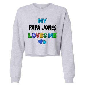 Custom You Are Loved Personalized Boy Design Cropped Pullover Crew