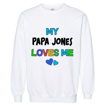 Custom You Are Loved Personalized Boy Design Garment-Dyed Sweatshirt