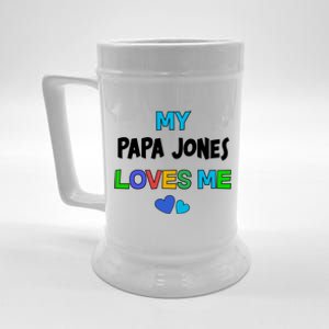 Custom You Are Loved Personalized Boy Design Beer Stein