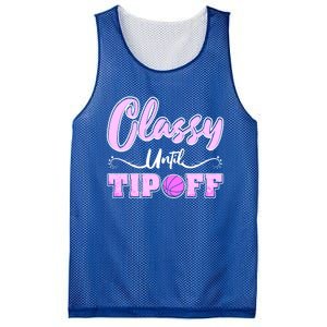 Classy Until Tipoff Basketball Great Gift Mesh Reversible Basketball Jersey Tank