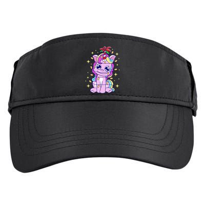 Cute Unicorn Tangled Christmas Lights Stars Rainbow Adult Drive Performance Visor