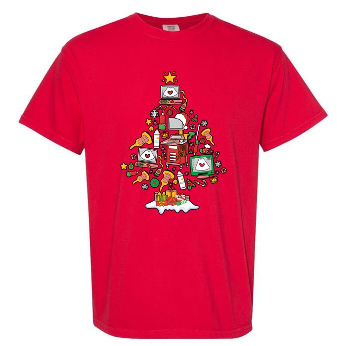 Christmas Ultrasound Tech Holiday Seaon Garment-Dyed Heavyweight T-Shirt