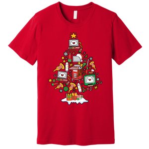 Christmas Ultrasound Tech Holiday Seaon Premium T-Shirt