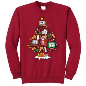 Christmas Ultrasound Tech Holiday Seaon Tall Sweatshirt