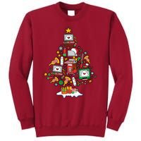 Christmas Ultrasound Tech Holiday Seaon Tall Sweatshirt