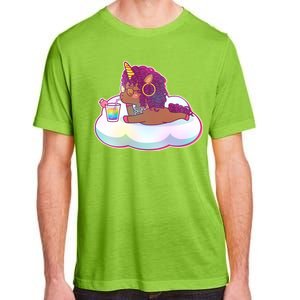 Cute Afro Unicorn Adult ChromaSoft Performance T-Shirt