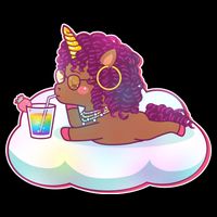 Cute Afro Unicorn Bucket Hat