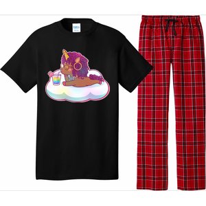 Cute Afro Unicorn Pajama Set