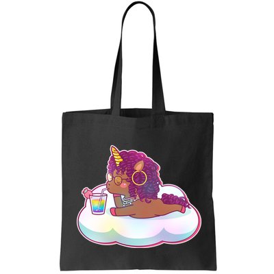Cute Afro Unicorn Bag