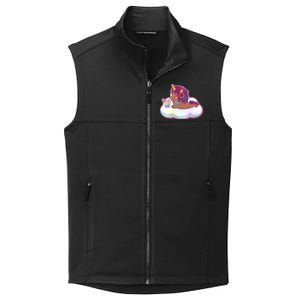 Cute Afro Unicorn Collective Smooth Fleece Vest