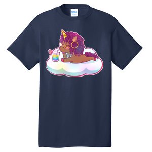 Cute Afro Unicorn Tall T-Shirt