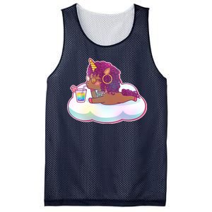 Cute Afro Unicorn Mesh Reversible Basketball Jersey Tank