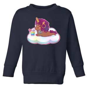 Cute Afro Unicorn Toddler Sweatshirt