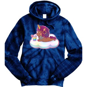 Cute Afro Unicorn Tie Dye Hoodie