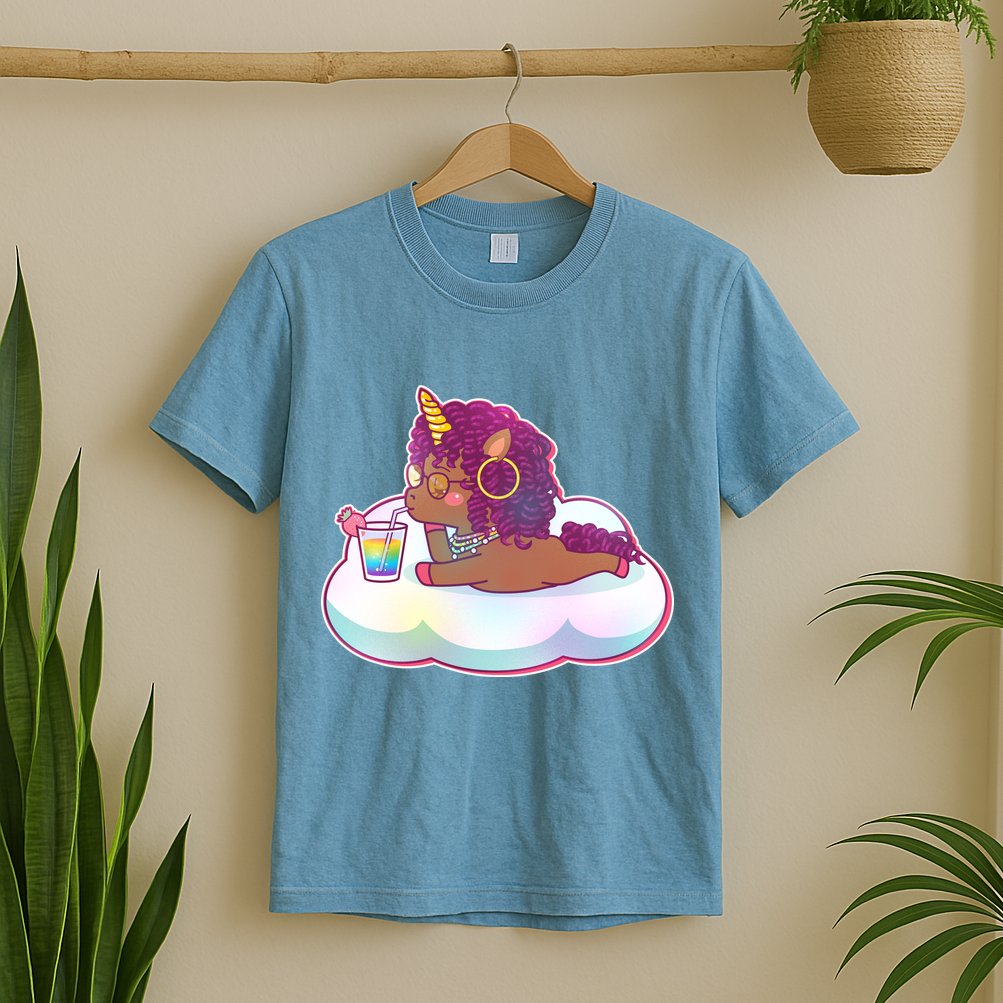 Cute Afro Unicorn T-Shirt