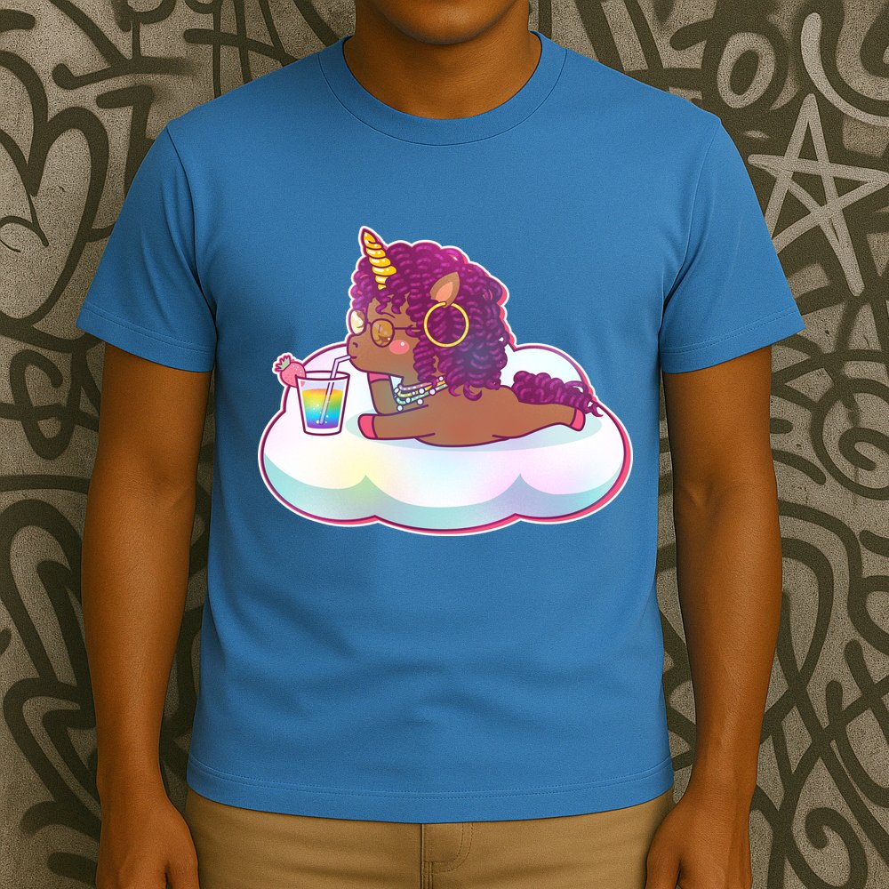 Cute Afro Unicorn T-Shirt
