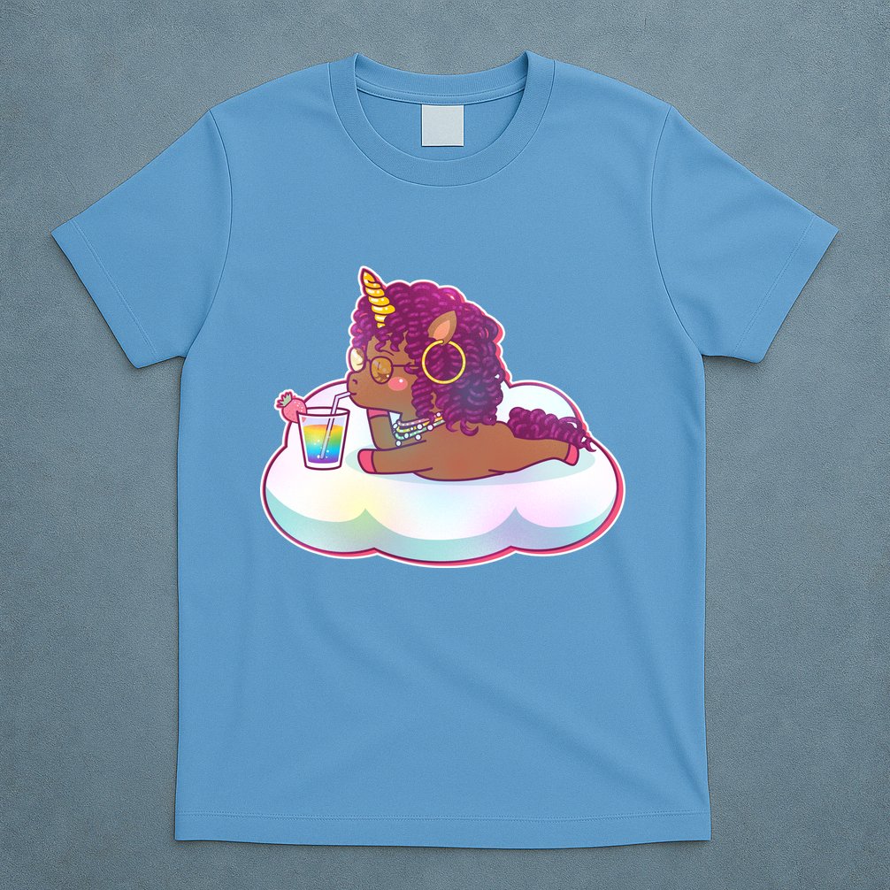 Cute Afro Unicorn T-Shirt