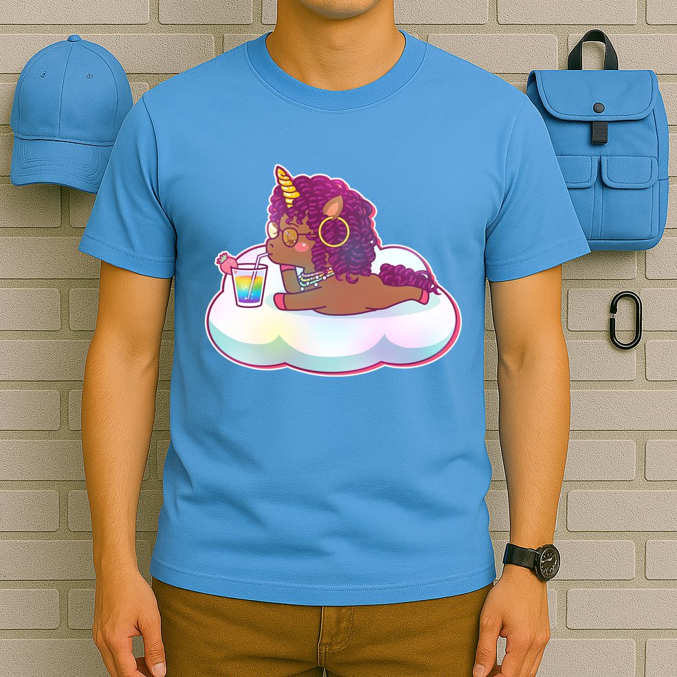 Cute Afro Unicorn T-Shirt