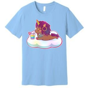 Cute Afro Unicorn Premium T-Shirt