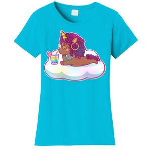 Cute Afro Unicorn Women's T-Shirt