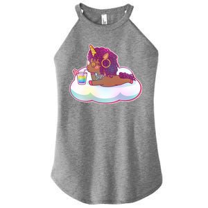 Cute Afro Unicorn Women's Perfect Tri Rocker Tank