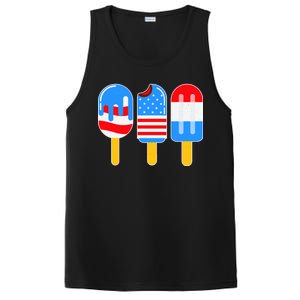 Cute American Flag Popsicles  PosiCharge Competitor Tank