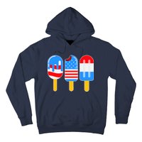 Cute American Flag Popsicles  Hoodie