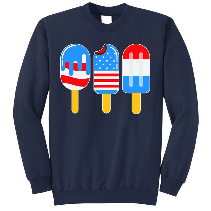 Cute American Flag Popsicles  Sweatshirt