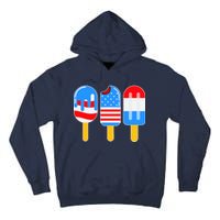 Cute American Flag Popsicles  Tall Hoodie