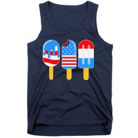 Cute American Flag Popsicles  Tank Top