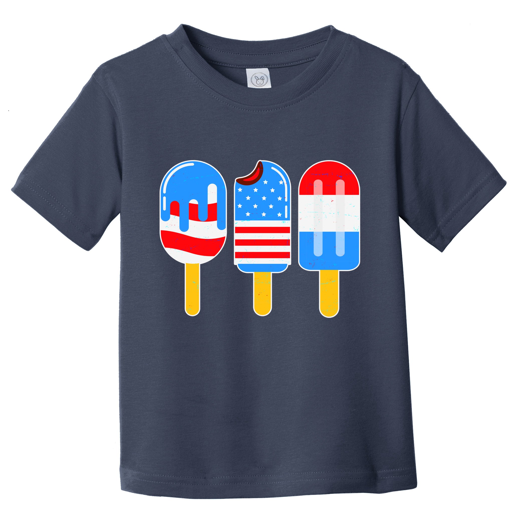 Cute American Flag Popsicles  Toddler T-Shirt
